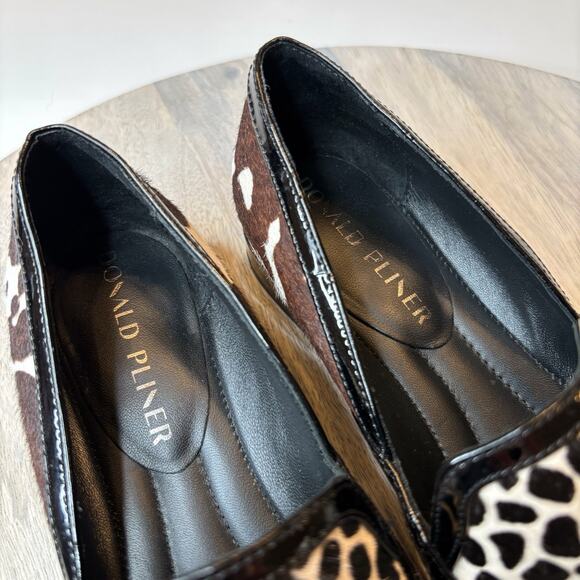Donald J Pliner Women's Rezza Mixed Print Calf Hair Slippers Shoes US Size 6.5 M - Picture 7 of 10